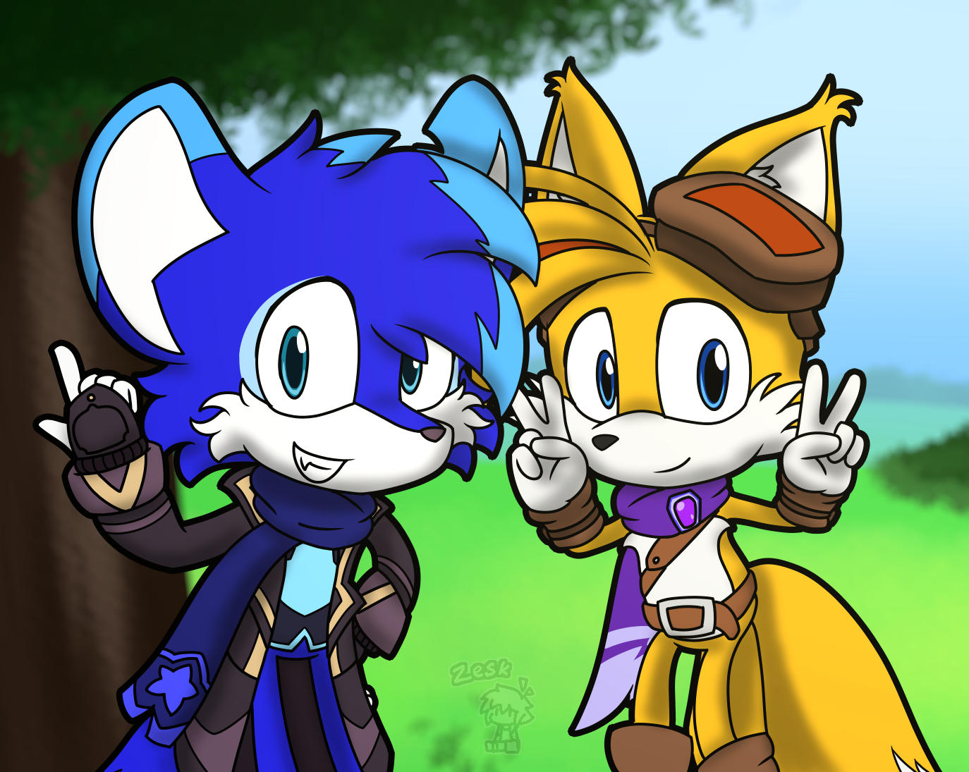 Sonic Prime] Tails and Alts by AnthonyAZXMN -- Fur Affinity [dot] net